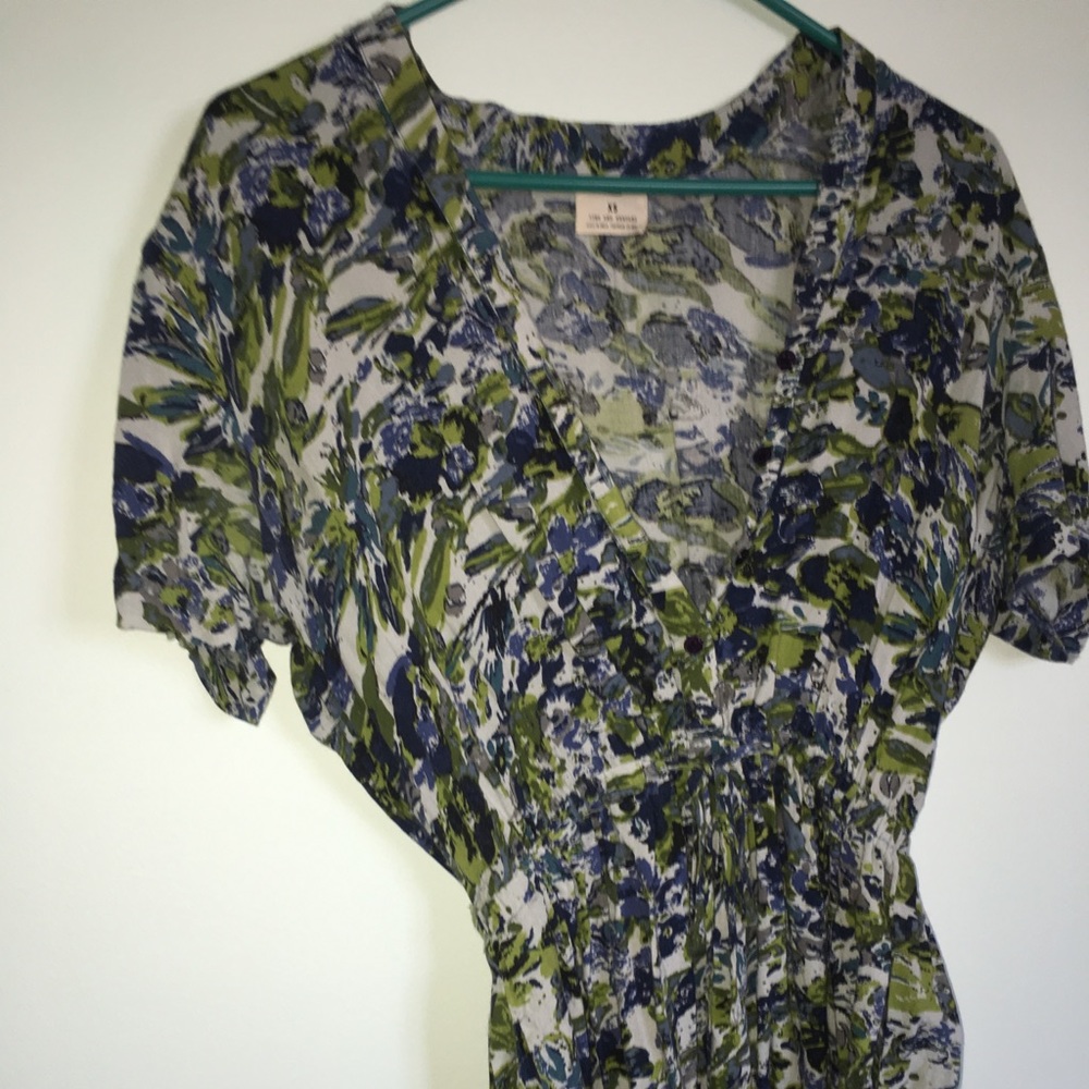 Super cute romper, button top with drawstring